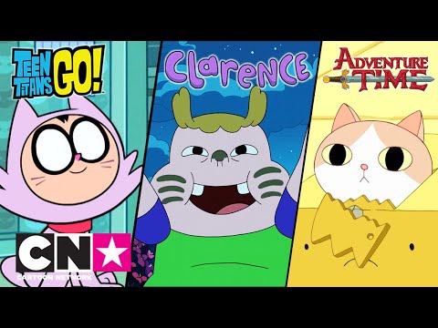 Tini Titanok + Clarence + Kalandra fel! | Macska problémák | Cartoon Network
