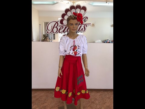 Молдавская национальная блуза J 0386(6049) - video 2