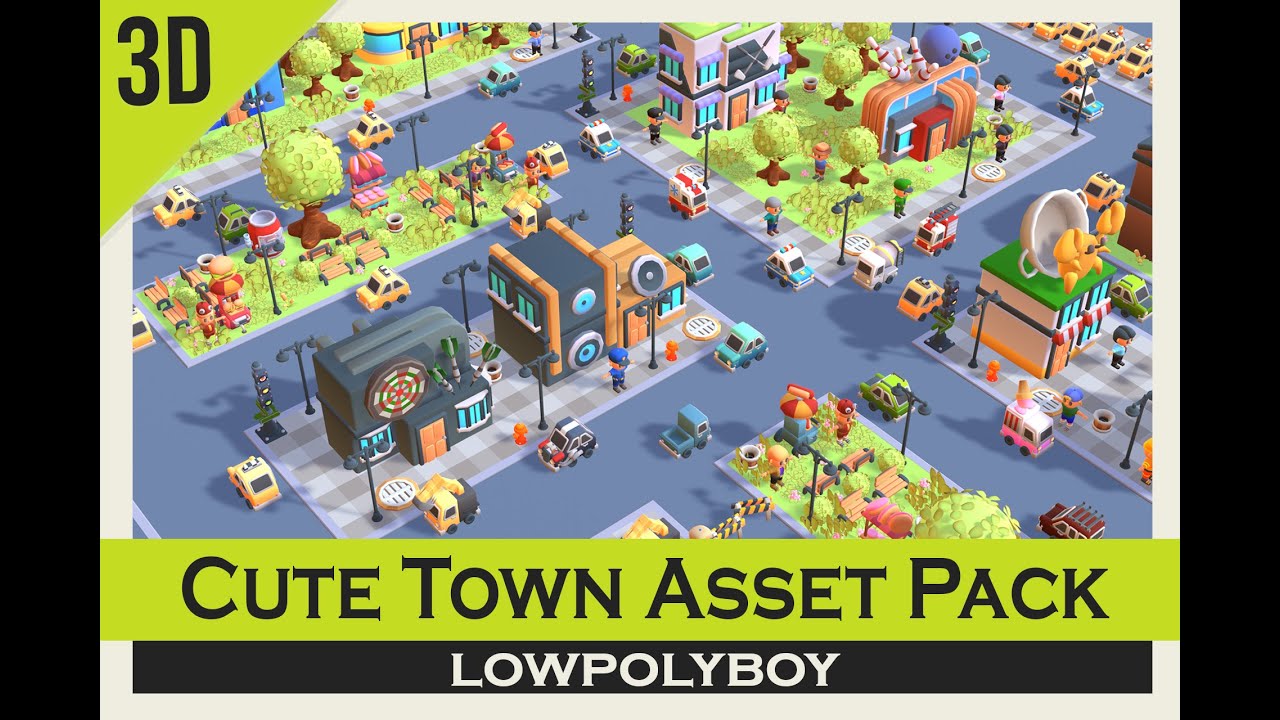 Cute Town Asset Pack