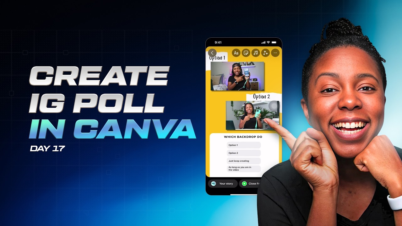 How to Make an Instagram Story Poll Template in Canva (Get More Engagement Fast)