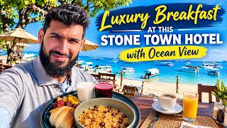 GRAND Breakfast with Sea View at this Hotel In Stone Town, Zanzibar!