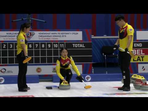 World Mixed Curling Championship 2016 - Round Robin CAN vs KOR