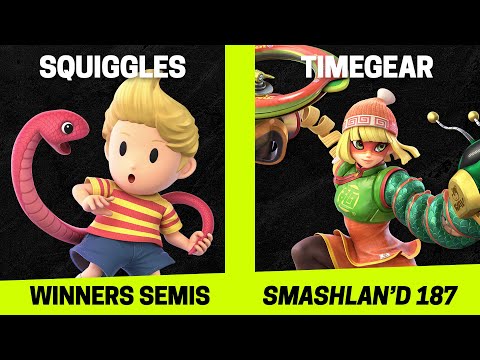 SmashLAN'd 187 Winners Semis - Squiggles (Lucas, Brawler) vs TimeGear (Min Min) - SSBU Tournament