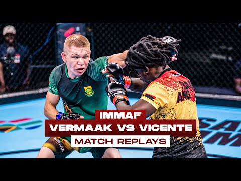 Vermaak vs. Vicente at the 2022 Africa Championships | IMMAF Match Replays