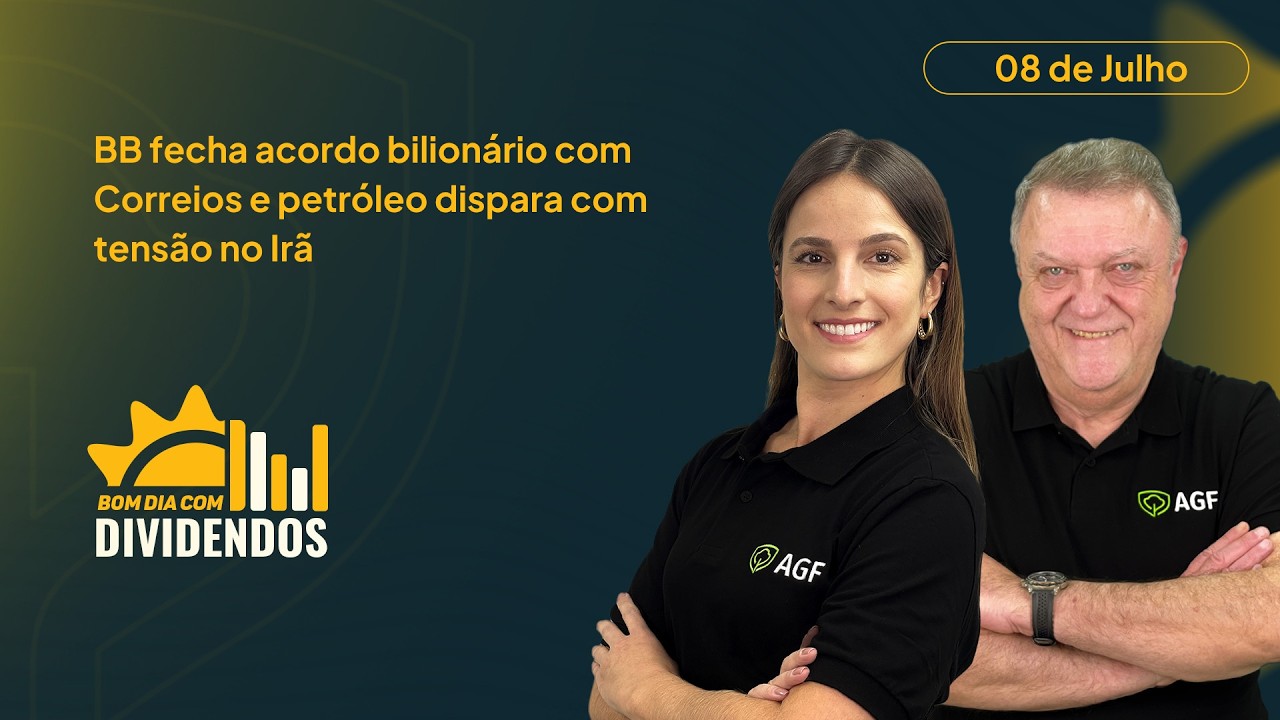 BB e Correios fecham contrato bilionário; petróleo volta a disparar | Bom Dia com Dividendos