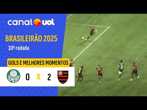 PALMEIRAS 0 X 2 FLAMENGO: COLADO NO LÍDER! VEJA OS GOLS E MELHORES MOMENTOS | 10ª RODADA BRASILEIRÃO