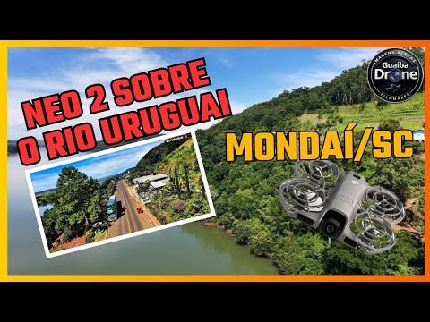 Neo 2 sobre o rio em Mondaí/SC.