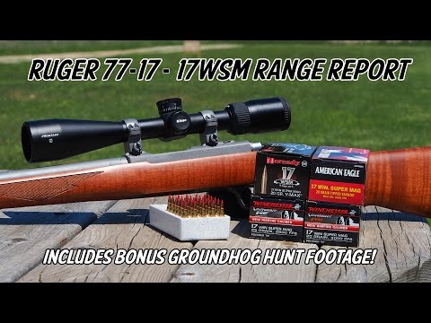 New Ruger 77/17 - 17WSM Full Range Report with Bonus Groundhog Hunt
