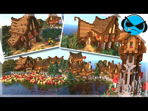 Minecraft | Transforming a Swamp Biome into a FANTASY Witches Town