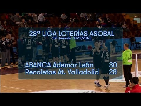 LIGA LOTERIAS ASOBAL J15  ABANCA Ademar León Recoletas At. Valladolid