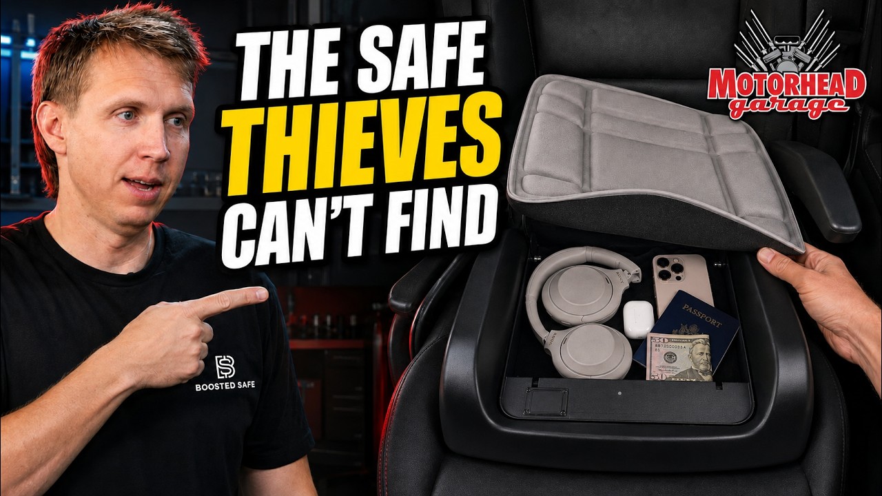 BoostedSafe featured on Motorhead Garage hidden car safe video