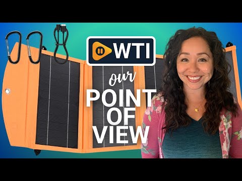 Portable Solar Panel Charger - WTI product video review