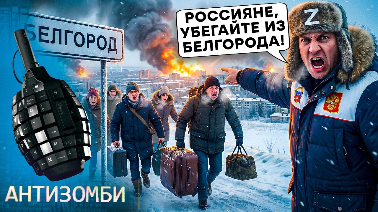 РОССИЯНЕ, БЕГИТЕ! Z-каналы ГОНЯТ людей из Белгорода! Соловьев СХВАТИЛСЯ за ГО?
