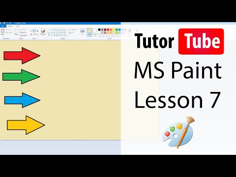 MS Paint Tutorial Lesson 7 Paint Bucket
