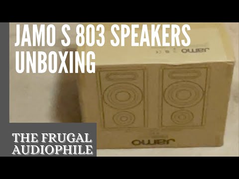 Jamo S 803 Bookshelf Speakers  Unboxing