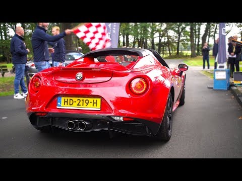 2015 Alfa Romeo 4C with Akrapovic Exhaust - EXHAUST SOUND!