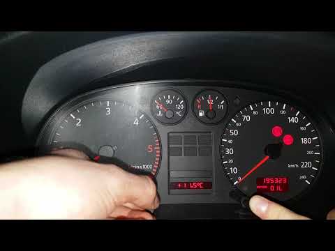 How to reset service inspection light on Audi A3 8L 97-03 A4 b5 A6 C5 A2