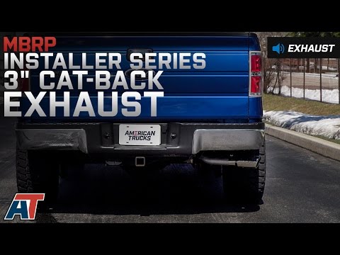2011-2014 F150 MBRP Installer Series 3" Cat-Back Exhaust 3.5L EcoBoost Sound Clip & Install