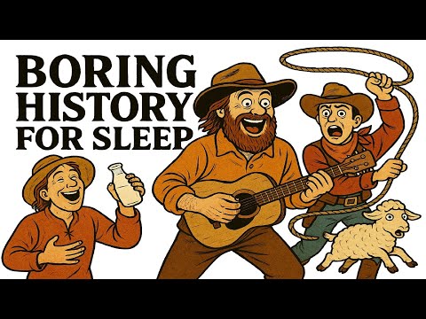 When American Cowboys Sang Lullabies | Boring History For Sleep