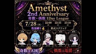 【荒野行動】Amethyst 2nd Anniversary 奇数・偶数1Day League 実況配信
