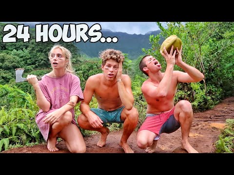 Surviving 24 Hours In The Jungle!