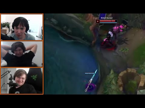 Kaiser walks into Aphelios' sentry turret.