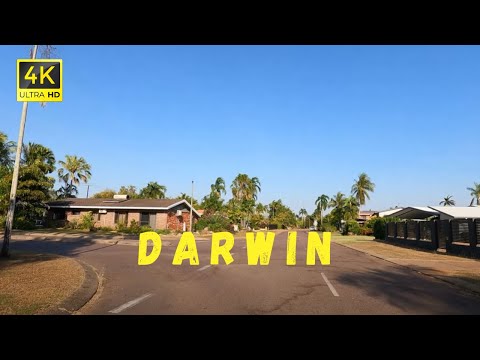 4K Darwin City Driving Tour 2023 - Scenic Drive from Darwin Suburb of Marrara to Palmerston City CBD