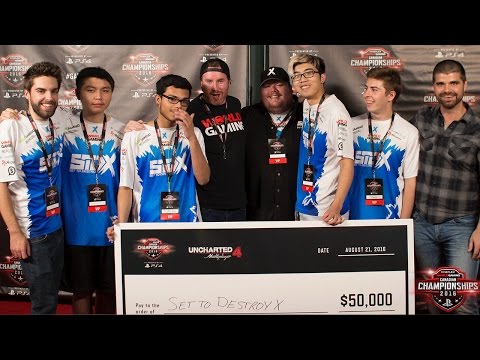 SetToDestroyX Winning 50k at Cineplex World Gaming Uncharted4 Championships