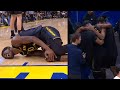 Jimmy Butler yells in pain after ACL injury vs Heat and gets carried to locker room 😬
