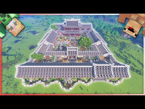 Minecraft: How to build a Chinese/Japanese Courtyard Base #18 | ULTIMATE Oriental Survival Base