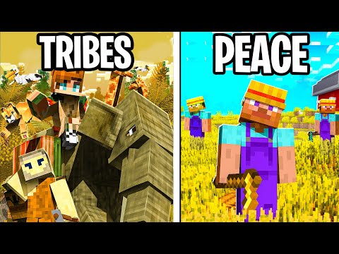200 Players Simulate Tribal Islands in Hardcore Minecraft...