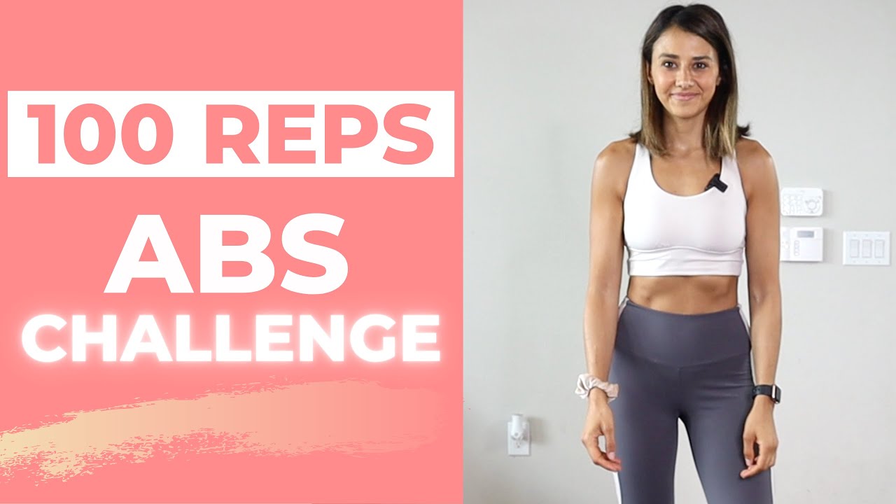 100 REPS ABS CHALLENGE - Fast and Intense Core Workout