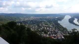 preview picture of video 'Aussicht vom Drachenfels - September 2014'