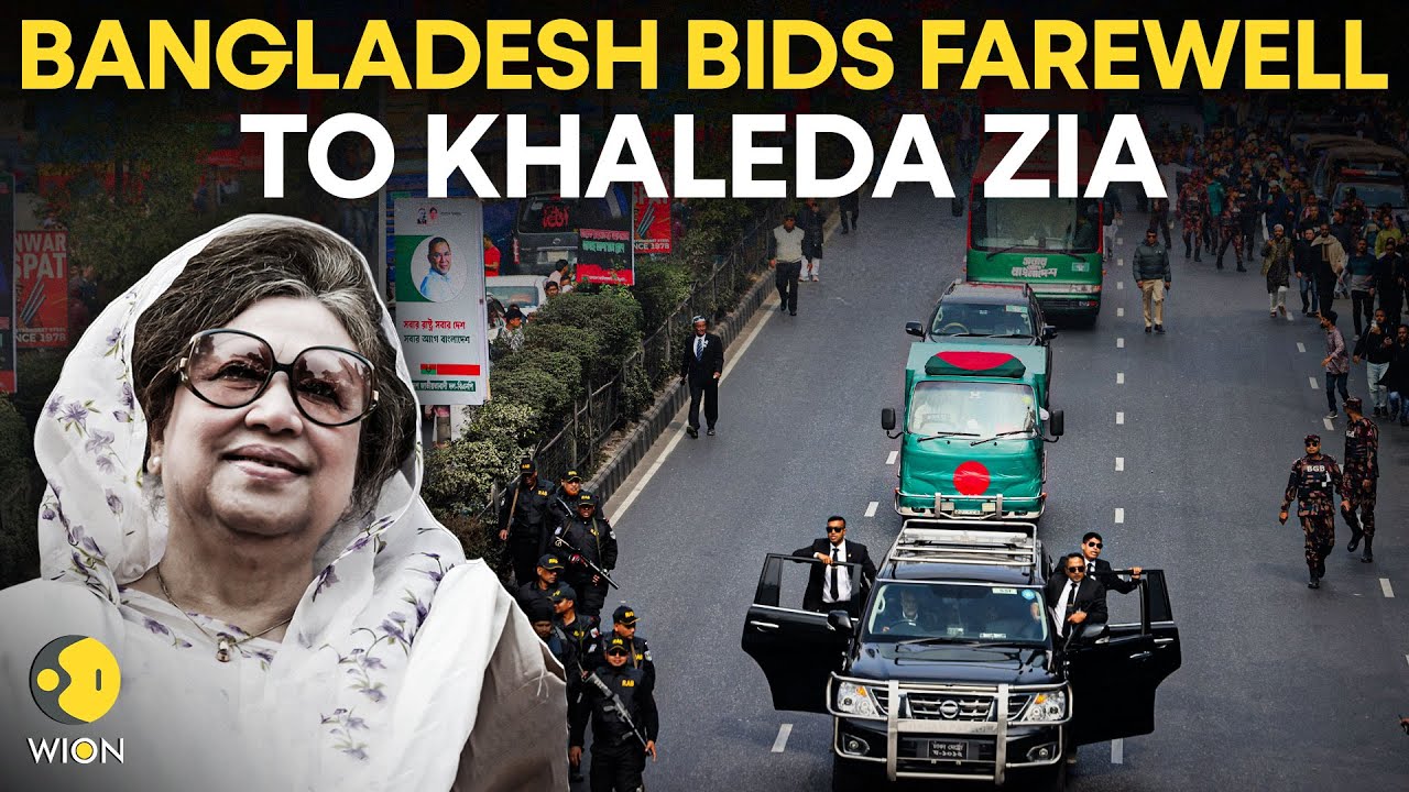 Khaleda Zia LIVE: Funeral Prayers Held for Khaleda Zia, Bangladesh’s First Female PM | WION