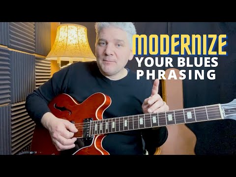 Modernize your Blues phrasing with this!! - Blues Guitar Lessons