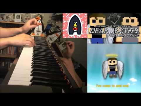 Five Nights At Freddy's 4 Song - Dear Brother - DAGames (Amosdoll Piano Cover)