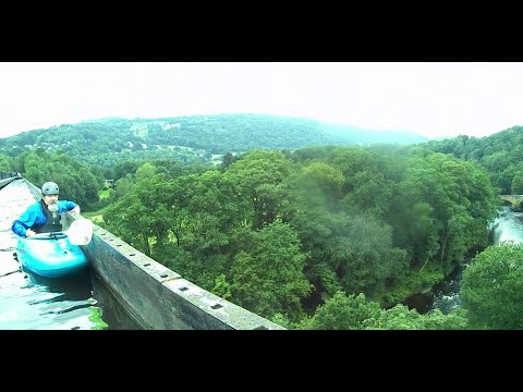 Pontcysyllte Aqueduct by kayak