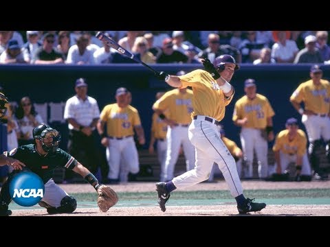 1996 CWS: Warren Morris walk-off home run lifts LSU to title