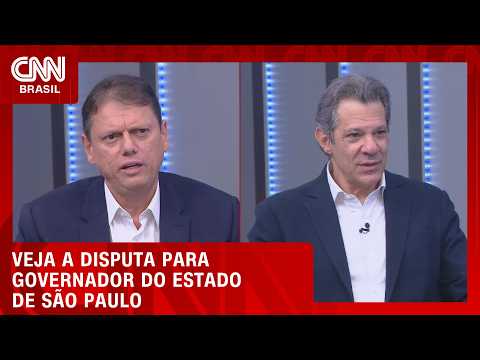 Tarcísio tem vantagem sob Haddad em São Paulo; veja no Índice CNN | CNN 360°