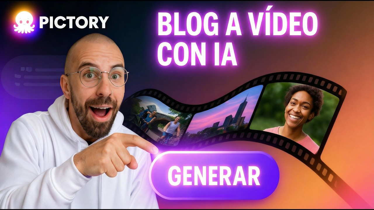 Pictory AI: Convierte Blogs en Vídeos Pro (Tutorial Completo)