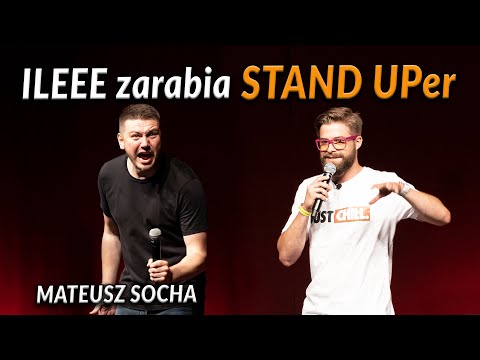 Mateusz Socha o pracy STAND UPera. ILE ZARABIA? I CZY TA PRACA NUDZI? | DO ROBOTY