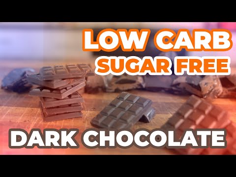 Make REAL DARK CHOCOLATE at home! (Sugar Free, Low Carb)