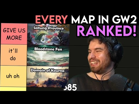 Ranking EVERY OPEN WORLD MAP IN GUILD WARS 2 With @Laranity!