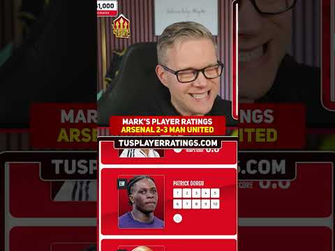 DORGU GOAL OF THE SEASON! Arsenal 2-3 Man United Goldbridge Player Ratings