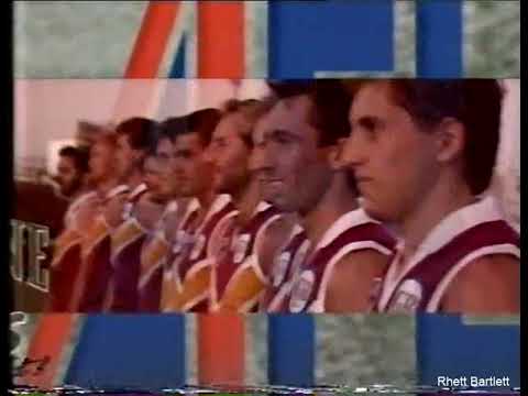 A 1992 Brisbane Bears promo. AFL Football.  Round 5.