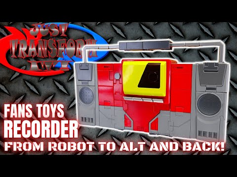 JUST TRANSFORM IT!: Fans Toys Recorder (Blaster)