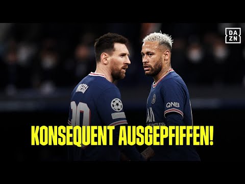 Neymar und Messi werden von PSG-Fans ausgepfiffen | DAZN