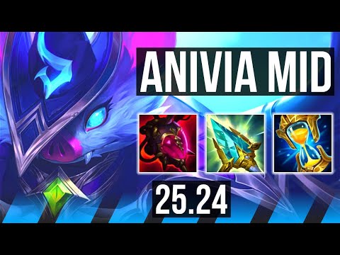 ANIVIA vs YASUO (MID) | Good KDA: 11/1/8 | NA Grandmaster | 25.24