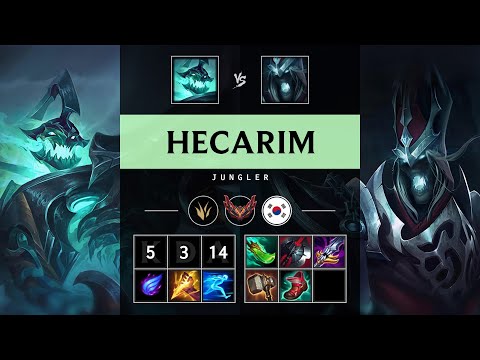 Hecarim Jungle vs Karthus - KR Grandmaster Patch 25.12