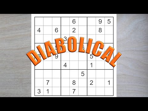 A DIABOLICAL puzzle by sudokuexchange.com